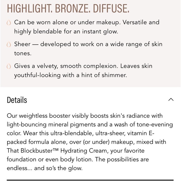 JLO Beauty That Star Filter Liquid Bronzing Drops Rich Bronze BNIB - Picture 11 of 14